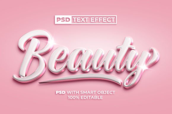 Beauty Text Effect Rose Gold Color Style: Your Design Shortcut