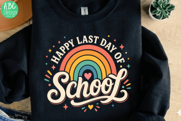 Celebrate the School Year's End with a Vibrant Rainbow PNG