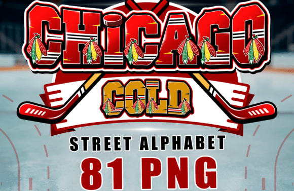 Chicago Graffiti Alphabet: Street-Style PNGs