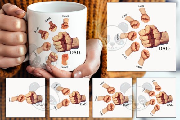 Designing Impactful Father's Day Content with the Fist Bump Clipart