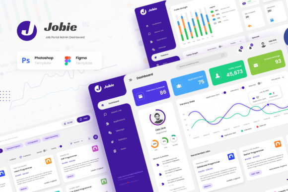Jobie Admin: A Modern Portal Dashboard UI Design