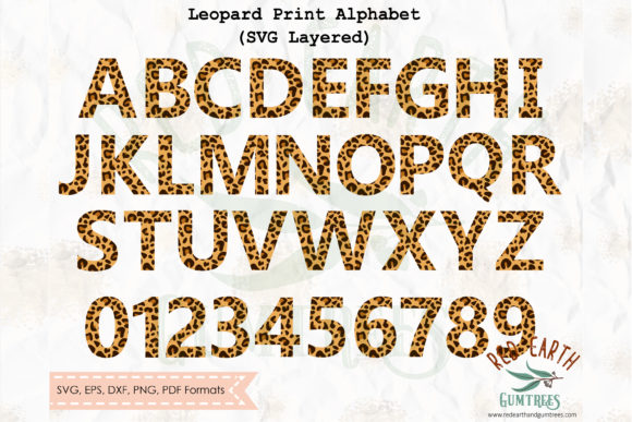 Leopard Print Letters: A Wild Touch for Your Creative Projects