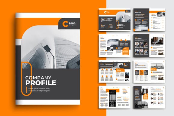 Professional Company Profile Template Design for Modern Brands