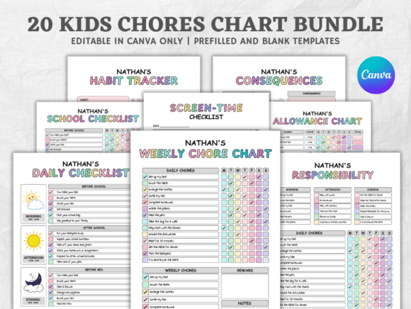 Streamline Family Routines with This Chore Chart Bundle